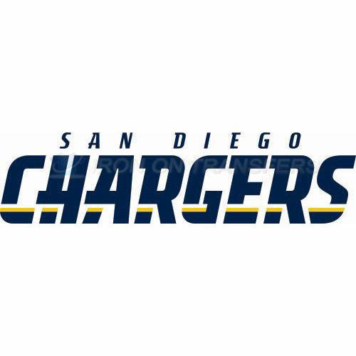 San Diego Chargers Iron-on Stickers (Heat Transfers)NO.722